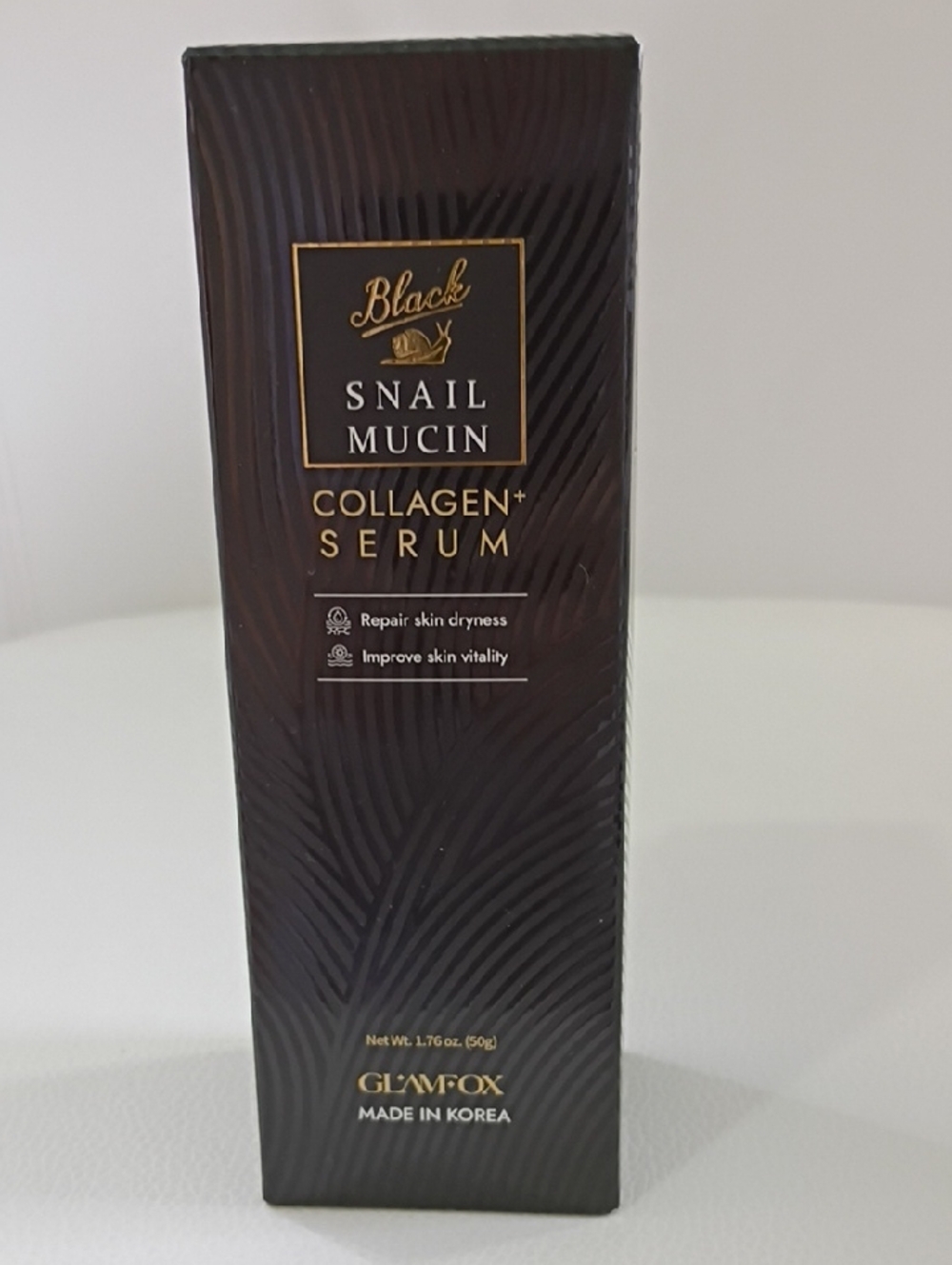 Black Snail Mucin Collagen+ Serum by Glamfox